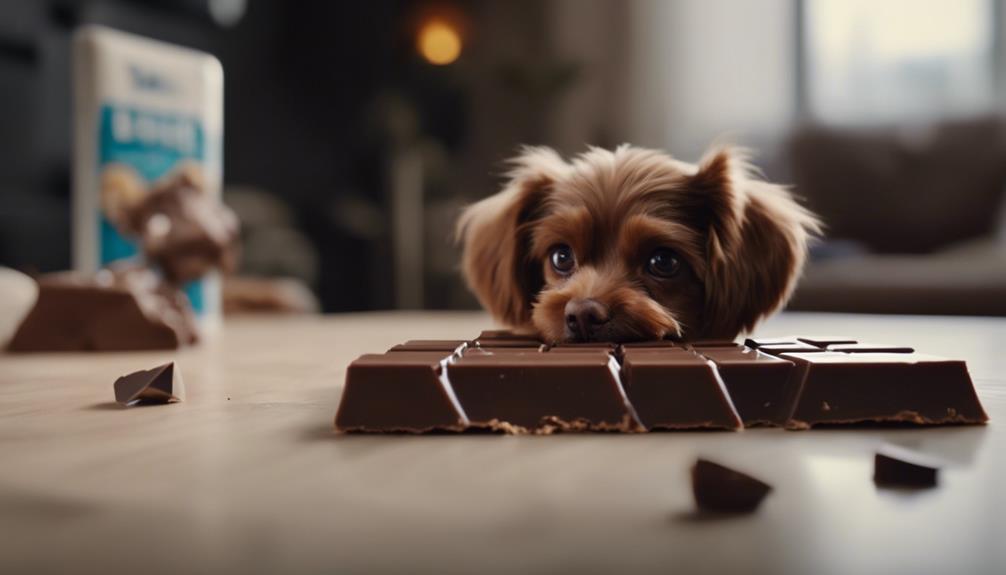 danger of dogs eating chocolate