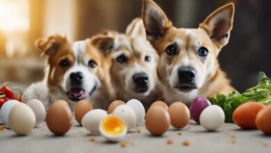dogs can eat eggs from 8 weeks old