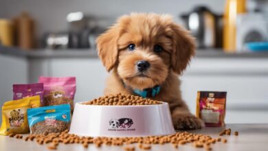 puppy transitions to adult food