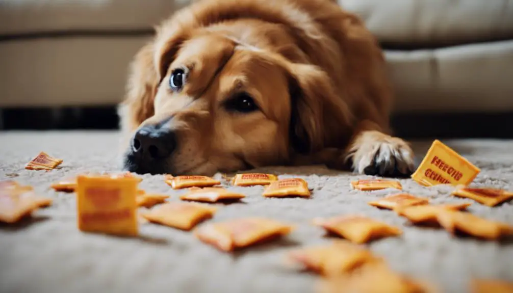 cheez its harmful to dogs